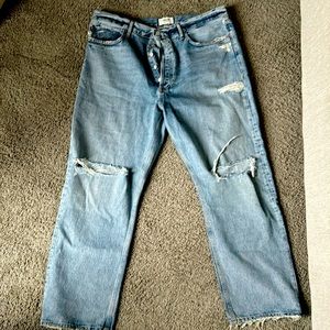 Agolde 90s button fly jeans. Sz 34.